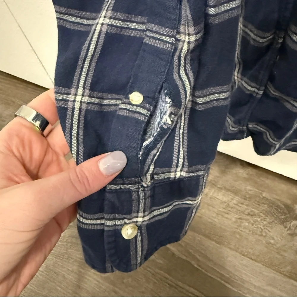 J. Crew Plaid Flannel Button Down